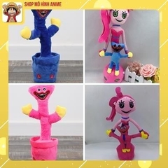Đồ Chơi Cây Xương Rồng Nhảy Múa Hình Huggy Wuggy Playtime Poppy, Kết Hợp 120 Bài Hát, Nhại Giọng, Sạc USB