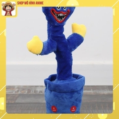 Đồ Chơi Cây Xương Rồng Nhảy Múa Hình Huggy Wuggy Playtime Poppy, Kết Hợp 120 Bài Hát, Nhại Giọng, Sạc USB