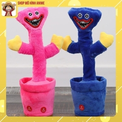 Đồ Chơi Cây Xương Rồng Nhảy Múa Hình Huggy Wuggy Playtime Poppy, Kết Hợp 120 Bài Hát, Nhại Giọng, Sạc USB