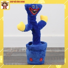 Đồ Chơi Cây Xương Rồng Nhảy Múa Hình Huggy Wuggy Playtime Poppy, Kết Hợp 120 Bài Hát, Nhại Giọng, Sạc USB