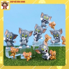Bộ 6 Cặp Mô Hình Tom & Jerry Đáng Yêu Dễ Thương, Mô Hình Decor Trang Trí, Bộ Sưu Tập Nhân Vật