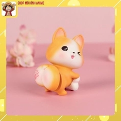 Mô Hình Thú Lắc Mông Cún Mèo Heo Chim,trưng  bày ô tô, tiểu cảnh, bày bàn học, tủ sách, trang trí shop
