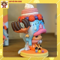 Mô Hình Nhân Vật OnePiece, Mô Hình Chopper Hình Chiếc Bánh Kem Xinh Đẹp Cute Cao 11cm, Full Box, Mô Hình Decor Trang Trí