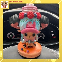 Mô Hình Nhân Vật OnePiece, Mô Hình Chopper Hình Chiếc Bánh Kem Xinh Đẹp Cute Cao 11cm, Full Box, Mô Hình Decor Trang Trí