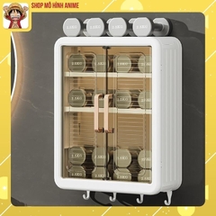 Tủ Nhà Tắm, Kệ Đa Năng Đựng Mĩ Phẩm, Nước Hoa Treo Tường, 3 Tầng Không Thấm Nước Không Cần Đục Lỗ, Chống Bụi Bẩn