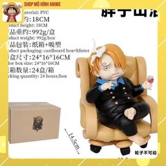 Mô Hình OnePiece, Luffy, Zoro, Sanchi Béo Mập Siêu Cao 18cm, Mô Hình Decor Trang Trí, Bộ Sưu Tập Nhân Vật Yêu Thích