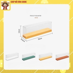 Hộp Đựng Mô Hình PopMart Kích Thước Dài, 4 Màu Sắc, Tủ Bảo Quản Lego, Búp Bê Bubble Mart Sạch Sẽ, Chống Nước, Chống Bụi