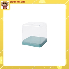 Hộp Đựng Mô Hình PopMart Hình Vuông Acrylic 4 Màu, Tủ Bảo Quản Lego, Búp Bê Bubble Mart Sạch Sẽ, Chống Nước, Chống Bụi