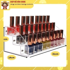 Kệ Mica Trưng Bày Sơn Móng Tay, Kệ Đựng Đồ Nail Mi Móng, Đựng Đồ Son Môi, Nước Hoa, Mỹ Phẩm, Sắp Xếp Đồ Gọn Gàng