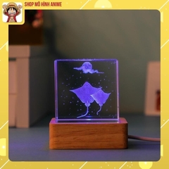 Đèn Pha Lê Hình Lập Phương 3D Phát Sáng, Đại  Dương Biển Cả,  Đèn Decor Trang Trí, Quà Tặng Sinh Nhật, Người Thân