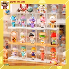 Hộp Trưng Bày Acrylic Trong Suốt, Tủ Đựng Mô Hình Pop Mart,  Chống Bám Bụi, Bảo Quản Mô Hình Nhân Vật Yêu Thích
