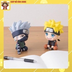 Mô Hình 2 Nhân Vật  Naruto, Kakashi ChiBi Siêu Đẹp, Cao 7cm, Mô Hình Decor Trang Trí Bàn Học, Bộ Sưu Tập Nhân Vật