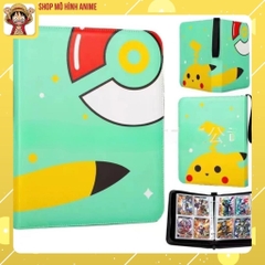 Sách Đựng Bộ Sưu Tập Thẻ Bài Pokemon , Khe Đựng 400 Thẻ TCG, Túi Da Cao Cấp, Bộ Sưu Tập Cho Bé