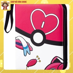 Sách Đựng Bộ Sưu Tập Thẻ Bài Pokemon , Khe Đựng 400 Thẻ TCG, Túi Da Cao Cấp, Bộ Sưu Tập Cho Bé