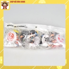 Mô Hình 6 Nhân Vật Chibi Naruto, Cao 8cm, Decor Trang Trí, Bộ Sưu Tập Nhân Vật, Tượng Figure Naruto