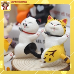 Bộ 10 Mô Hình Mèo Mặc Đồ Bơi Siêu Đẹp, Cao 9cm, Đầy Đủ Màu Sắc Khác Nhau, Mô Hình Để Bàn, Decor Trang Trí Bánh Kem