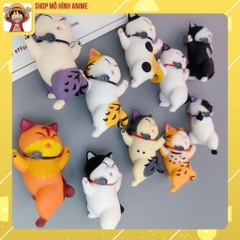Bộ 10 Mô Hình Mèo Mặc Đồ Bơi Siêu Đẹp, Cao 9cm, Đầy Đủ Màu Sắc Khác Nhau, Mô Hình Để Bàn, Decor Trang Trí Bánh Kem