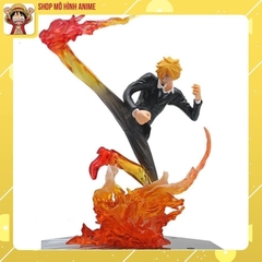 Mô Hình One Piece Đảo Hải Tặc Luffy, Zoro, Sanchi, Ace, Cao 18cm, Mô Hình Decor Trang Trí, Bộ Sưu Tập Nhân Vật