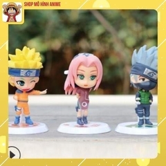 Mô Hình Naruto, Kakashi, Sasuke Chibi, Decor Trang Trí Phòng Học, Bộ Sưu Tập Mô Hình - Cao 5-7 cm - Tượng Figure Naruto