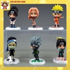 Mô Hình Naruto, Kakashi, Sasuke Chibi, Decor Trang Trí Phòng Học, Bộ Sưu Tập Mô Hình - Cao 5-7 cm - Tượng Figure Naruto
