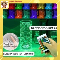Đèn Ngủ Pha Lê Cảm Ứng Ánh Sáng LED Đổi Màu Trang trí Phòng ngủ - Làm Quà Tặng