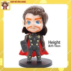 Mô Hình 6 Nhân Vật Marvel Avenger Siêu Anh Hùng Chibi Cao 10cm, Nhựa Rỗng Phù Hợp Trang Trí Bánh Kem, Bánh Sinh Nhật