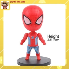 Mô Hình 6 Nhân Vật Marvel Avenger Siêu Anh Hùng Chibi Cao 10cm, Nhựa Rỗng Phù Hợp Trang Trí Bánh Kem, Bánh Sinh Nhật