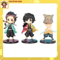 Mô Hình Thanh Gươm Diệt Quỷ  Tanjirou , Nezuko , Zenitsu , Inosuke, ChiBi Cao 8cm, Decor Trang Trí, Bộ Sưu Tập Nhân Vật