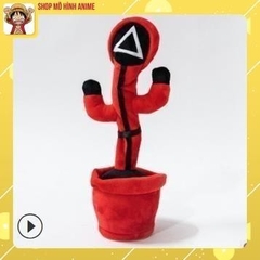 Xương rồng Squid Game nhảy múa với âm thanh ma mị trong trò chơi con mực