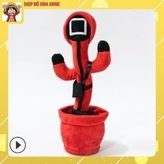 Xương rồng Squid Game nhảy múa với âm thanh ma mị trong trò chơi con mực