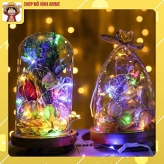 Dây Đèn Led  1m/2m Dùng Pin, Dây Led Fairylight Decor Phòng Kèm Pin Sẵn, Đủ Màu Sắc