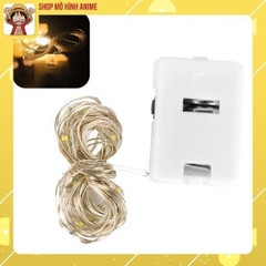 Dây Đèn Led  1m/2m Dùng Pin, Dây Led Fairylight Decor Phòng Kèm Pin Sẵn, Đủ Màu Sắc