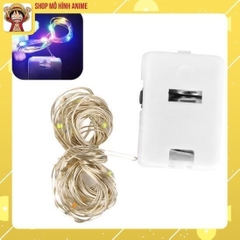 Dây Đèn Led  1m/2m Dùng Pin, Dây Led Fairylight Decor Phòng Kèm Pin Sẵn, Đủ Màu Sắc