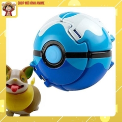 Mô Hình Quả Cầu Pokemon, Tự Động Ném Thú Pikachu Dành Cho Bé.