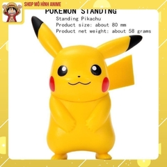 Mô Hình Nhân Vật Pokemon, Bộ 6 Nhân Vật Pikachu Chibi Siêu Ngộ Nghĩnh, Cute - Figure Pokemon