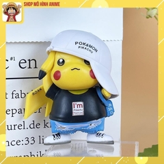 Mô Hình Pikachu Thời Trang Hip Hop, Cao 8cm, Mô Hình Decor Trang Trí, Bộ Sưu Tập Nhân Vật, Quà Tặng Cho Bé