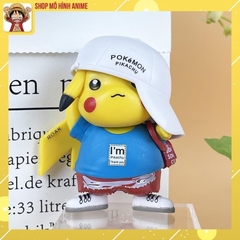 Mô Hình Pikachu Thời Trang Hip Hop, Cao 8cm, Mô Hình Decor Trang Trí, Bộ Sưu Tập Nhân Vật, Quà Tặng Cho Bé