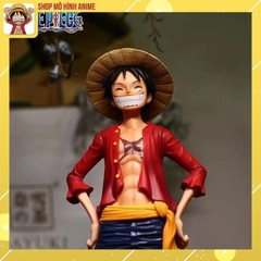 Mô Hình Nhân Vật Luffy Trong Bộ Truyện Tranh One Piece, Thay Đổi Khuôn Mặt Mô Hình Cao 28cm - Full Box, Tượng Figure