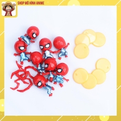 Mô Hình 8 Nhân Vật Người Nhện Spider Man, Decor Trang Trí Bánh Kem, Bánh Sinh Nhật, Quà Tặng Cho Bé