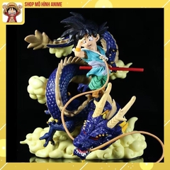 Mô Hình Dragon Ball, Goku Cưỡi Rồng Cao 13cm, Decor Trang Trí, Bộ Sưu Tập Nhân Vật, Tượng Anime