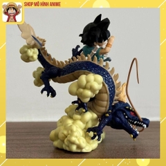 Mô Hình Dragon Ball, Goku Cưỡi Rồng Cao 13cm, Decor Trang Trí, Bộ Sưu Tập Nhân Vật, Tượng Anime