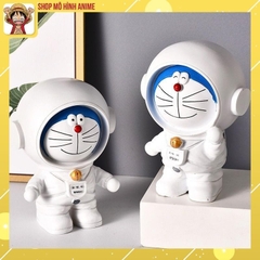 Mô Hình Tượng Doraemon Phi Hành Gia Siêu Đẹp, Cao 16cm Có Lỗ Làm Heo Đất, Tiết Kiệm Tiền, Mô Hình Decor Trang Trí