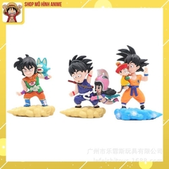 Mô Hình Dragon Ball, Bộ 7 Nhân Vật  Truyện 7 Viên Ngọc Rồng, Tượng Cao 8cm, Decor Trang Trí, Bộ Sưu Tập Nhân Vật