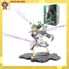 Mô Hình Zoro Wano Tam Kiếm, Truyện Tranh One Piece, Cao 22cm, Mô Hình Cao Cấp Để Bàn Decor Trang Trí,Bộ Sưu Tập Nhân Vật