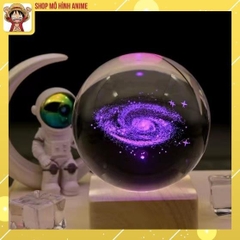 Đèn Ngủ 3D Quả Cầu Pha Lê Phát Sáng đế vuông đổi màu , Quà Tặng Sinh Nhật, Quà Lưu Niệm, Qùa Tặng Giáng Sinh