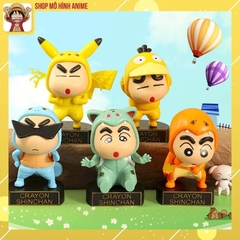 Mô Hình Pokemon, Shin Cậu Bé Bút Chì Cosplay Nhân Vật Pokemon Cao 15cm, Mô Hình Decor Trang Trí, Bộ Sưu Tập Nhân Vật