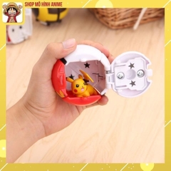 Mô Hình 4 Quả Cầu Pokemon, Tự Động Ném Thú, Đồ Chơi Giải Trí, Bộ Sưu Tập Nhân Vật Cho Bé