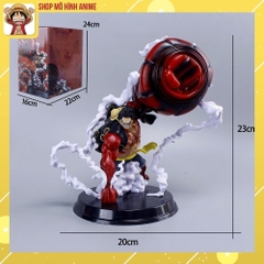 Mô hình One Piece, Mô Hình  Luffy Gear 4 King Kong - Full Box, Cao 23cm, Decor Trang Trí, Quà Tặng, Bộ Sưu Tập Nhân Vật
