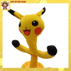 Xương Rồng Nhảy Múa Hình Nhân Vật Pikachu Siêu Dễ Thương, Đồ Chơi Cho Bé, Kết Hợp 120 Bài Hát, Nhại Giọng, Sạc USB