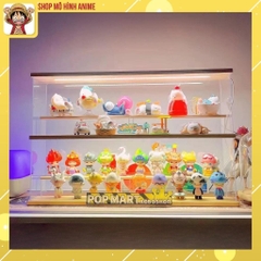 Kệ Trưng Bày Lưu Trữ Mô Hình Pop Mart, Nước Hoa, Có Ánh Sáng, Hộp Trưng Bày Chống Bụi, Chống Nước Cao Cấp